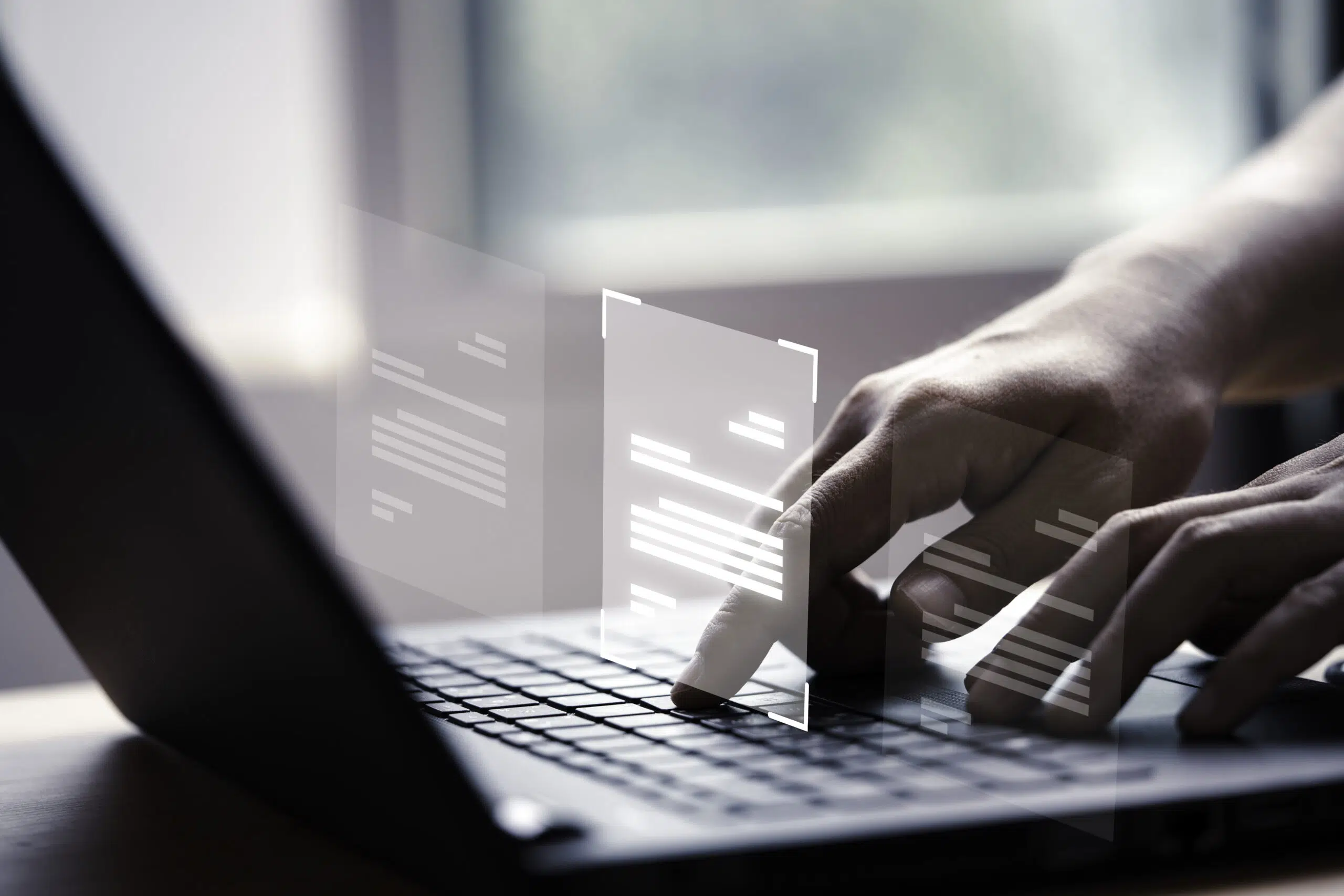 information governance on laptop - IMD Business School