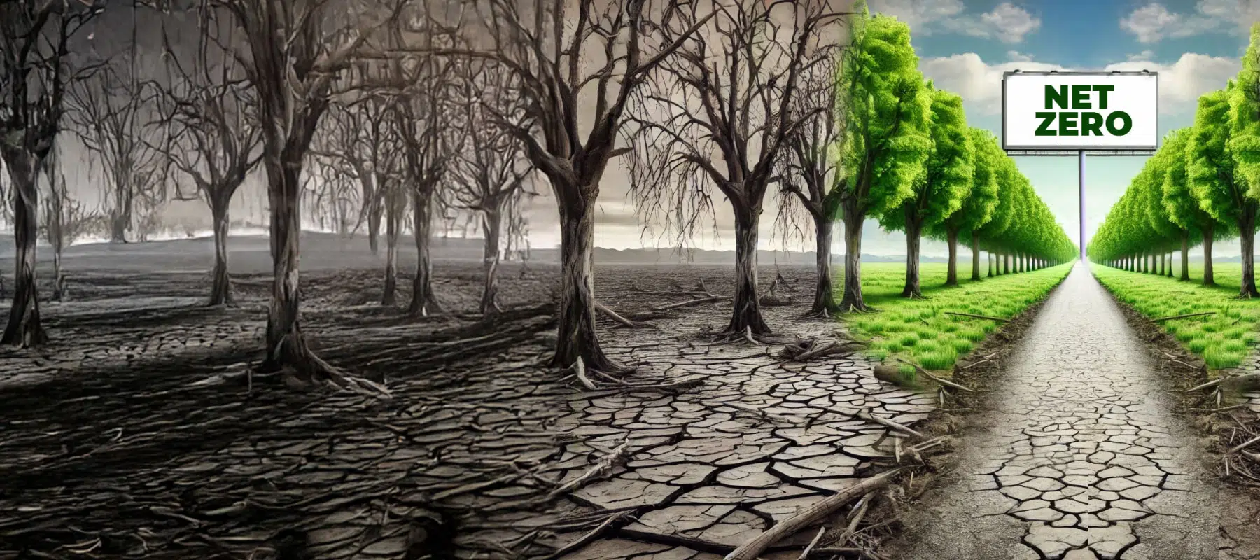 Communicating the path to net zero using visual metaphor