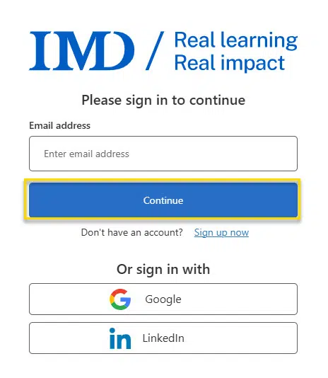 login - IMD Business School