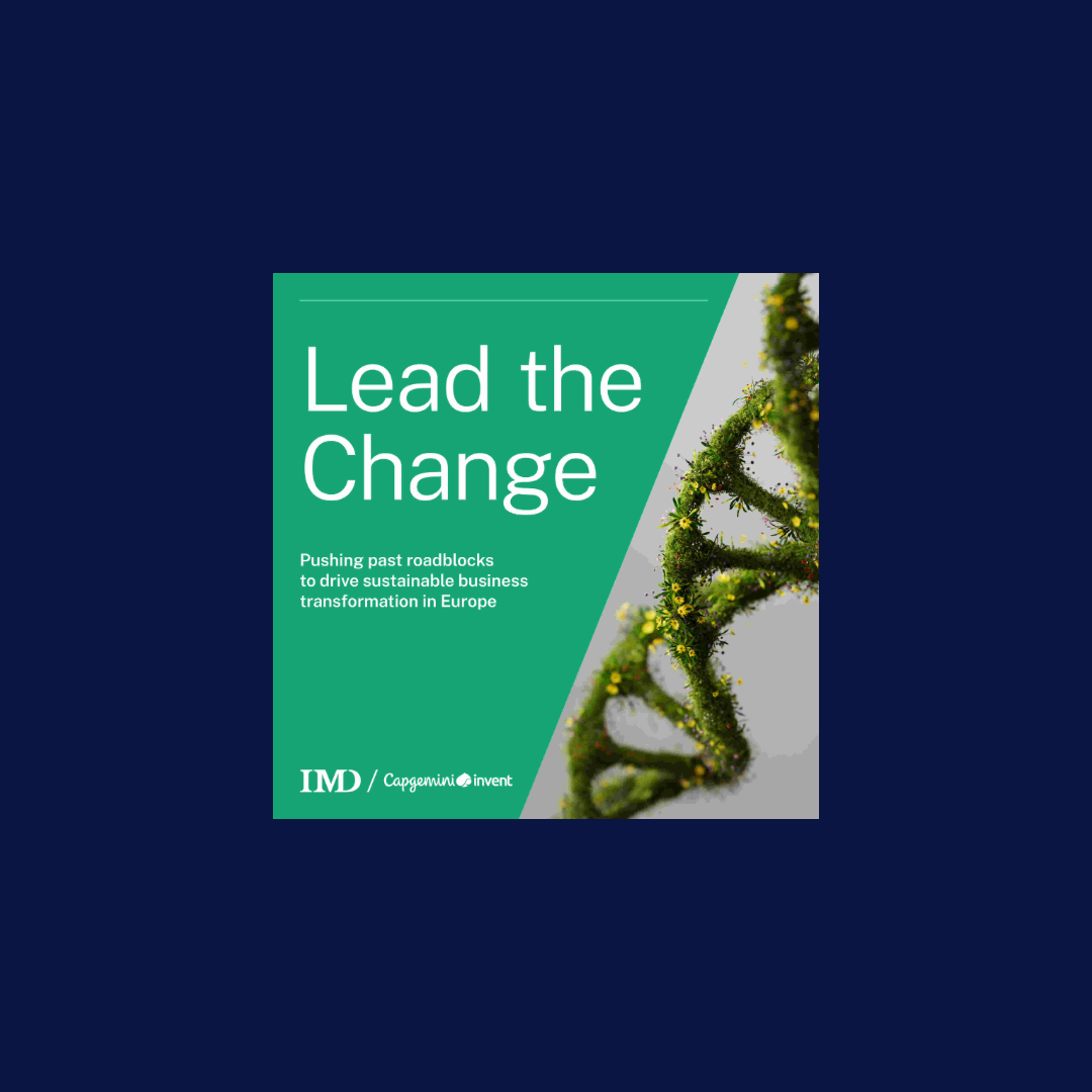 Lead the change - IMD Business School