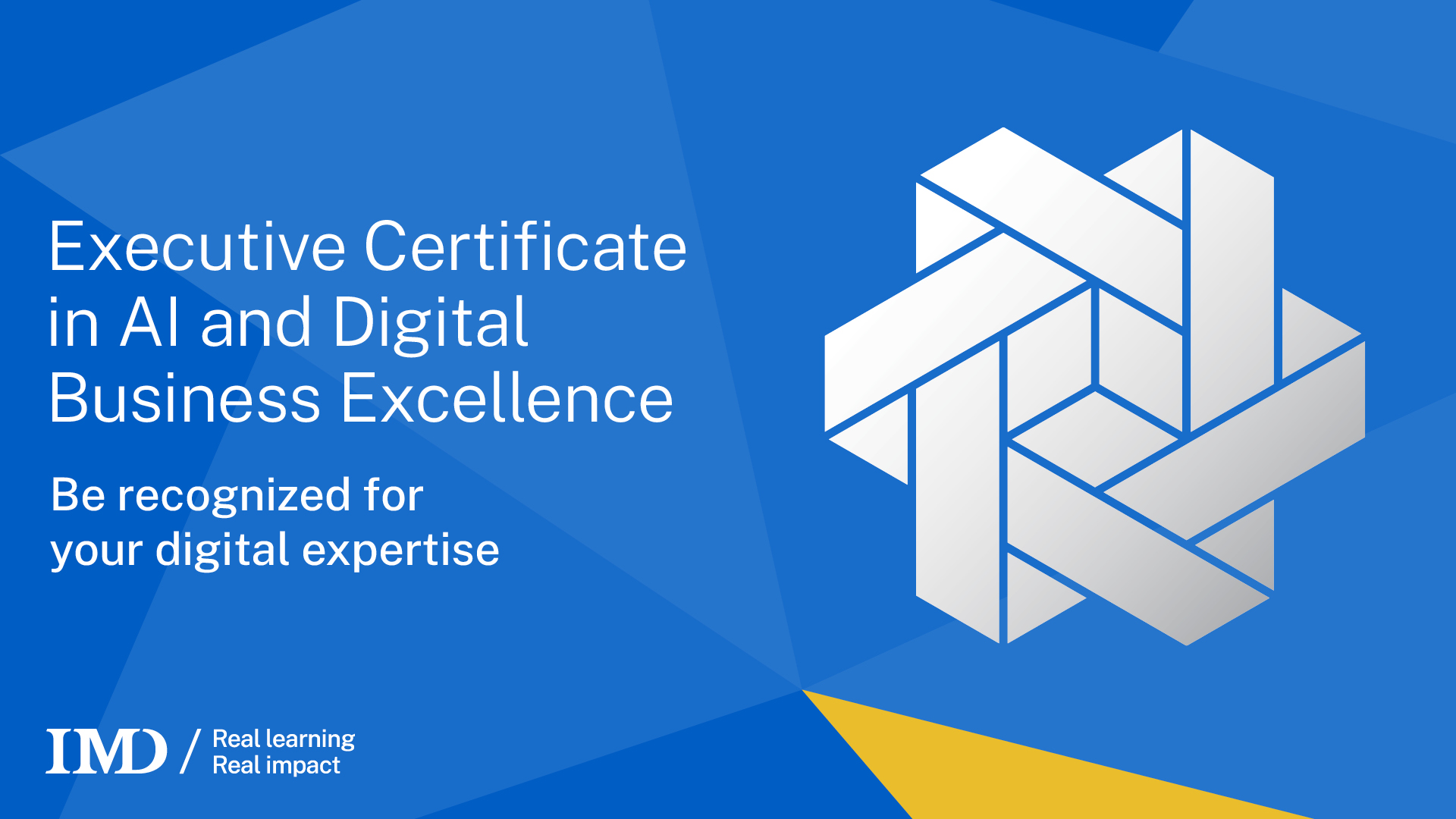 Executive Certificate in AI and Digital Business Excellence | IMD ...