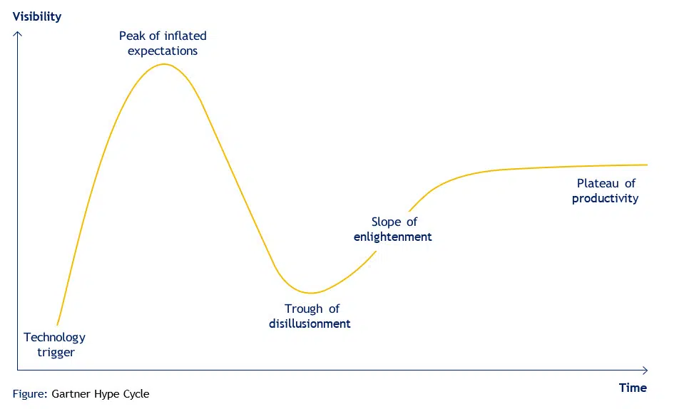 Gartner Hype Cycle graph - IMD Business School