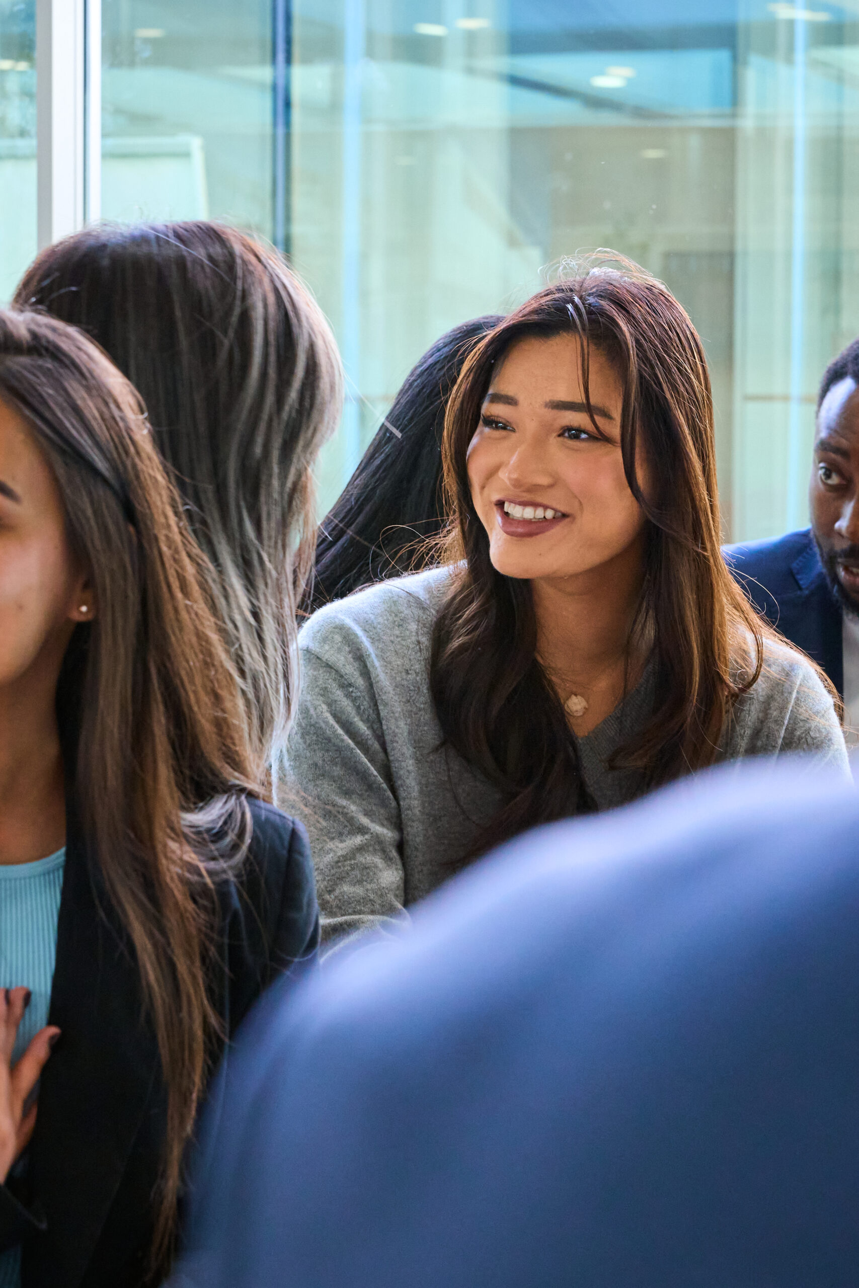 Students from the 2025 IMD MBA Cohort on their first day on campus - IMD Business School