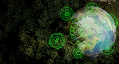 Future environmental conservation and sustainable ESG modernization development by using technology of renewable resources to reduce pollution and carbon emission