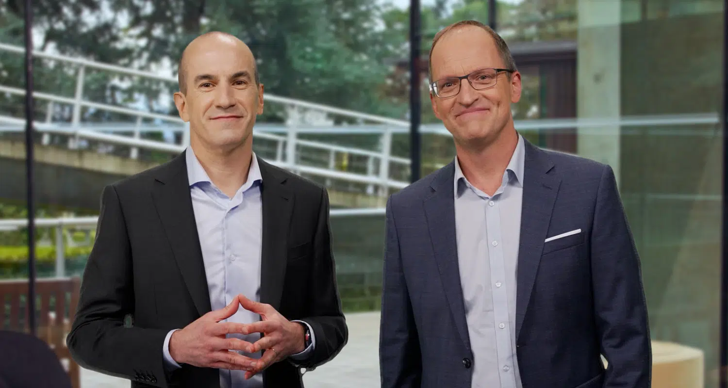 Arnaud Chevallier and Albrecht Enders, Program Directors of IMD's online Complex Problem Solving program - IMD Business School