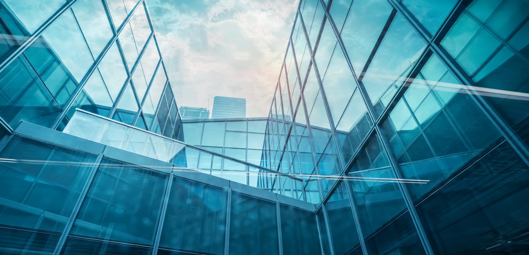 Architecture details Modern Building Glass facade Business backg