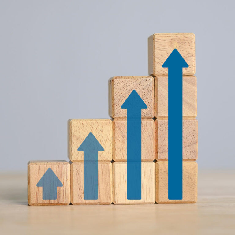 career path for business growth success process concept