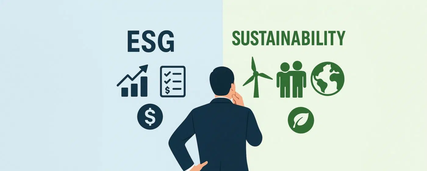 Spot the difference: ESG and sustainability