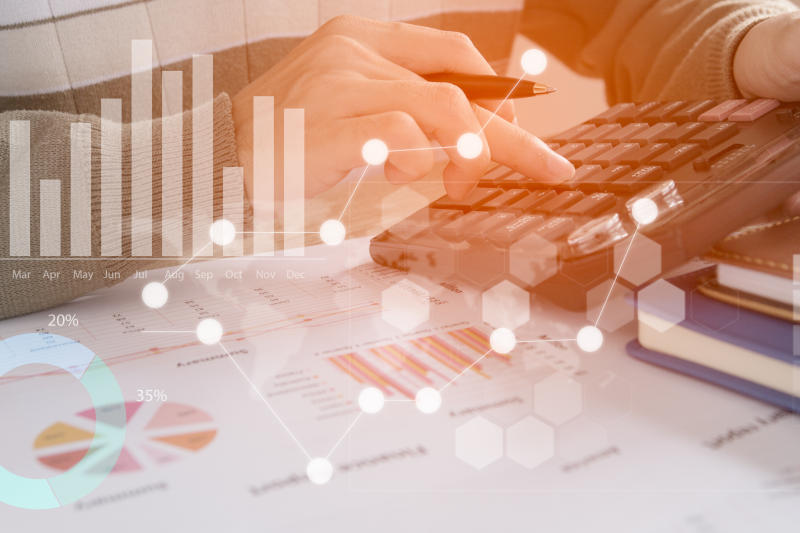 finance accounting business professional making calculations