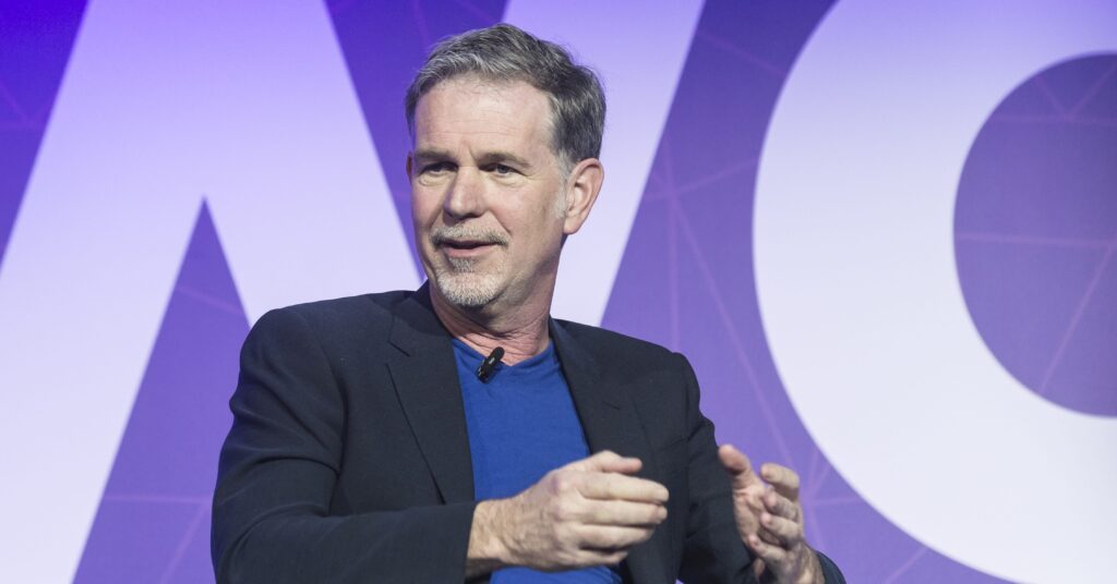 Image of Reed Hastings, co-founder of Netflix