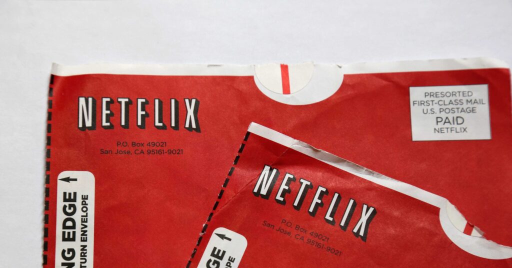 Netflix envelopes