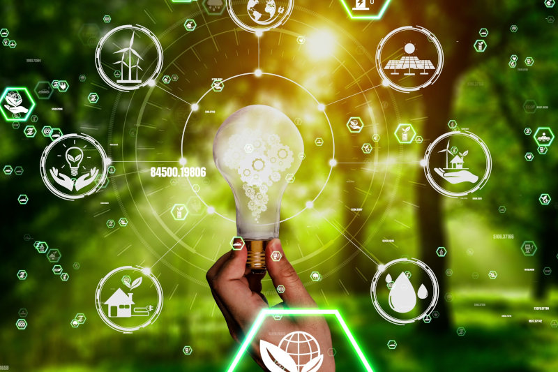 Conceptual environmental conservation and sustainable ESG development