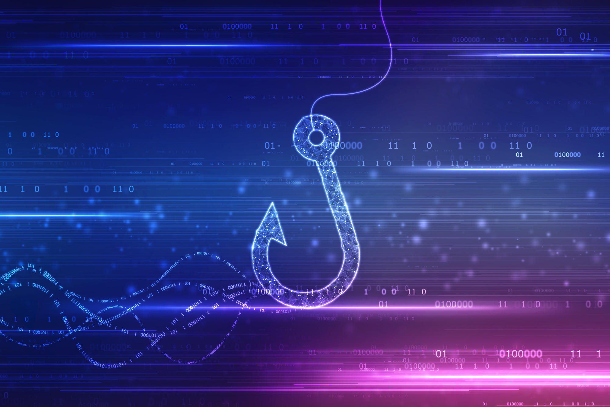 Phishing concept background Phishing email Data Breach Theft Steal Data Hacking Background