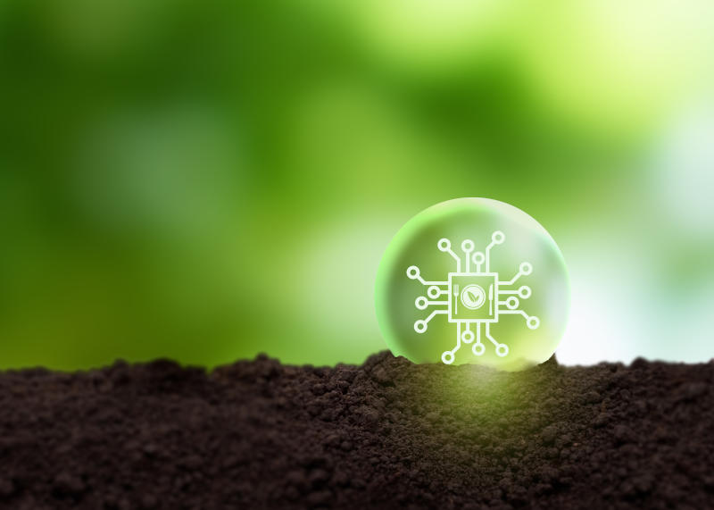 Foodtech food technology concept Development of innovative solutions to improve the production distribution and consumption of foodmaking food more accessible affordable and sustainable