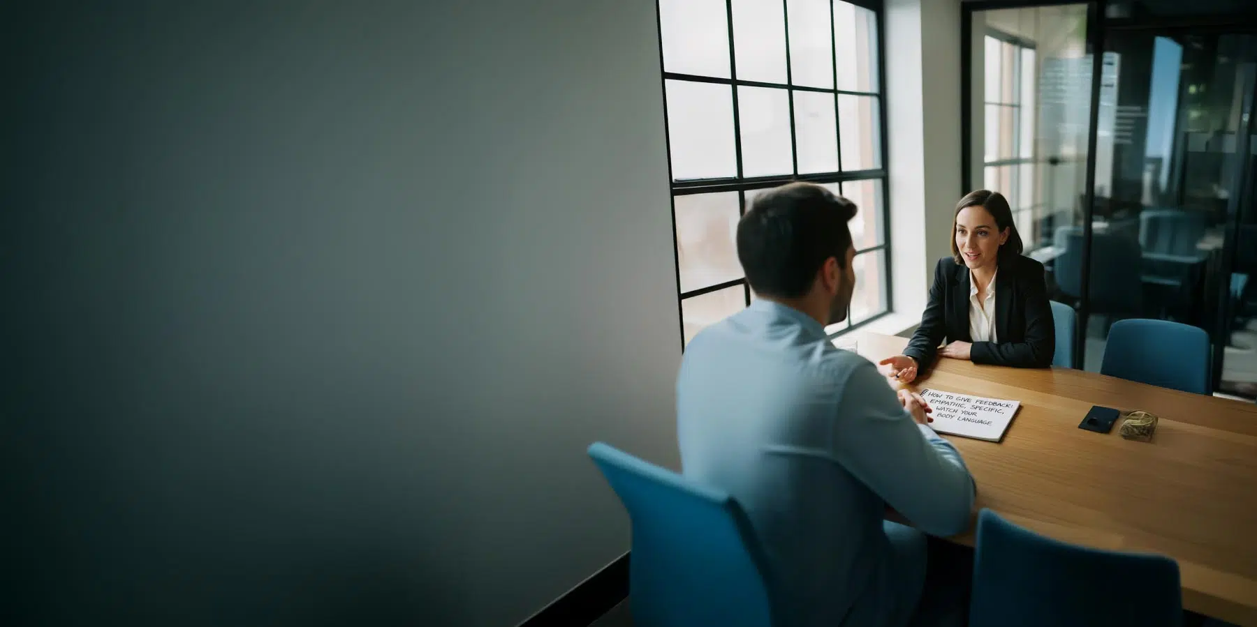 Giving feedback: Be empathic, specific, and watch your body language