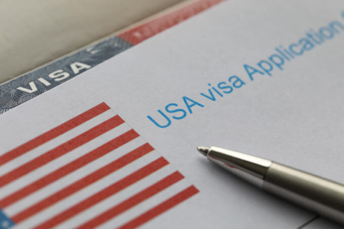 USA visa application paper form