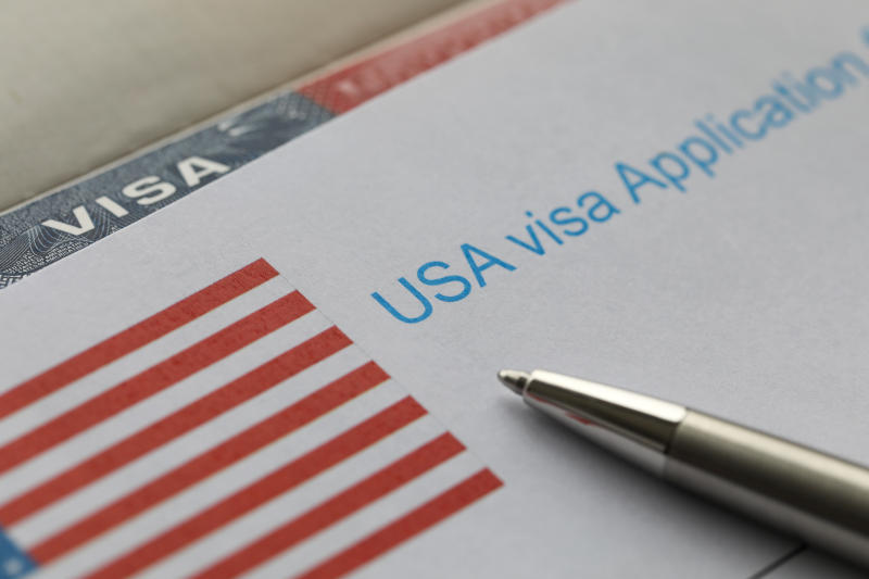 USA visa application paper form