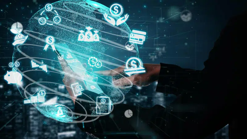 Finance and Money Transaction Technology conceptual - IMD Business School