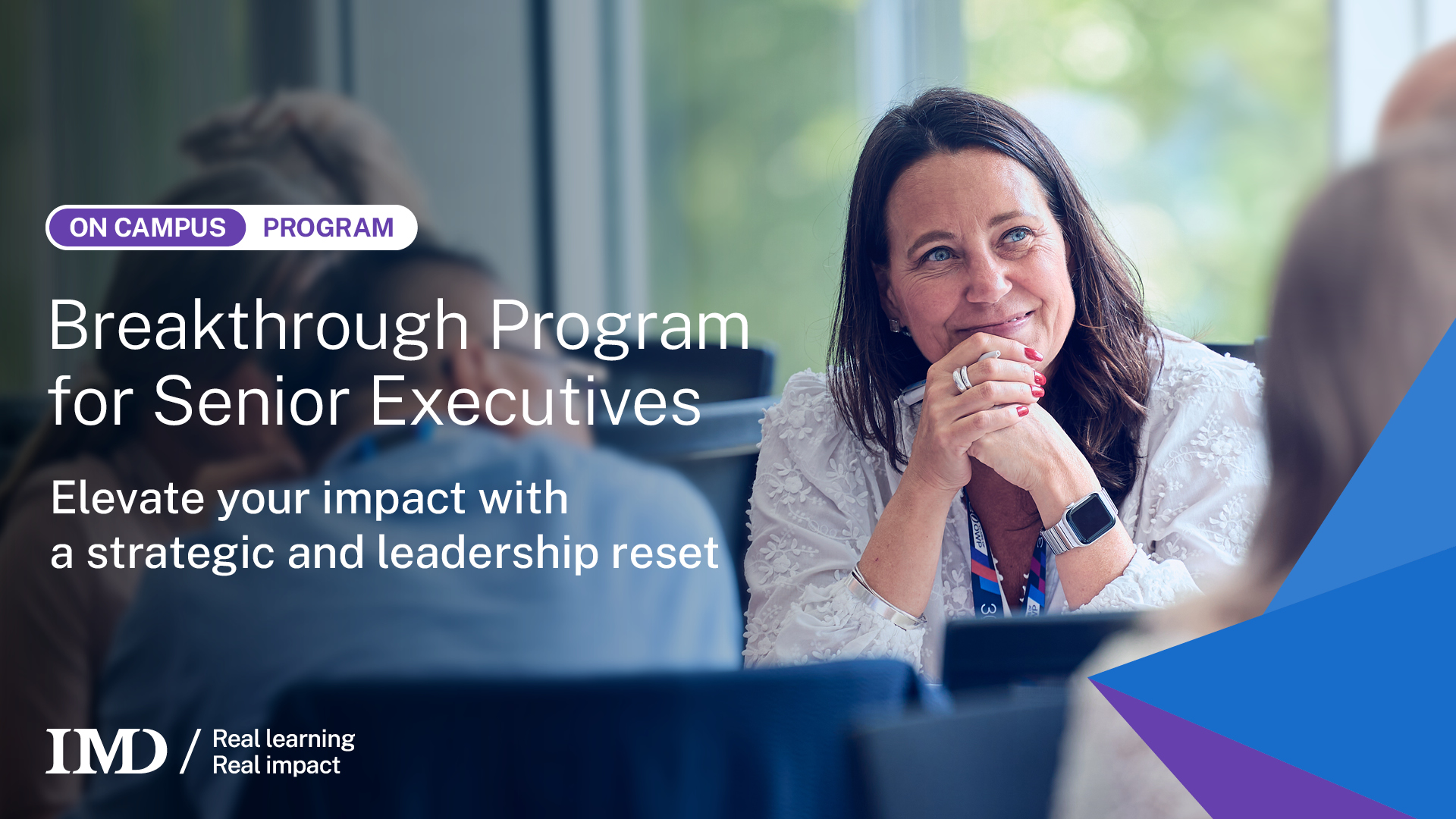 Senior executive course to develop breakthrough ideas