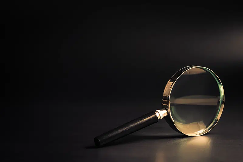 Magnifying Glass on Black - IMD Business School