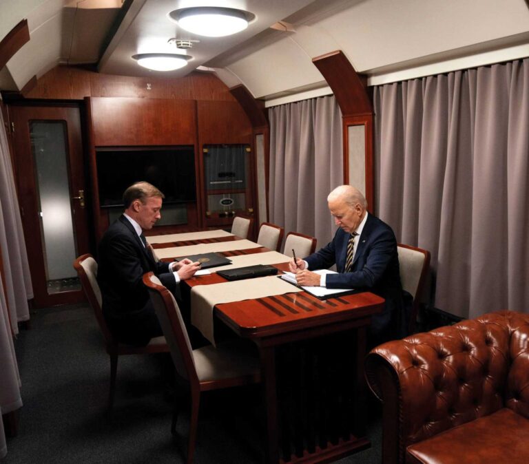 Sullivan with former President Joe Biden