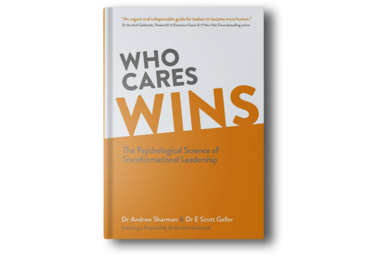 Who Cares Wins Book Mockup of book