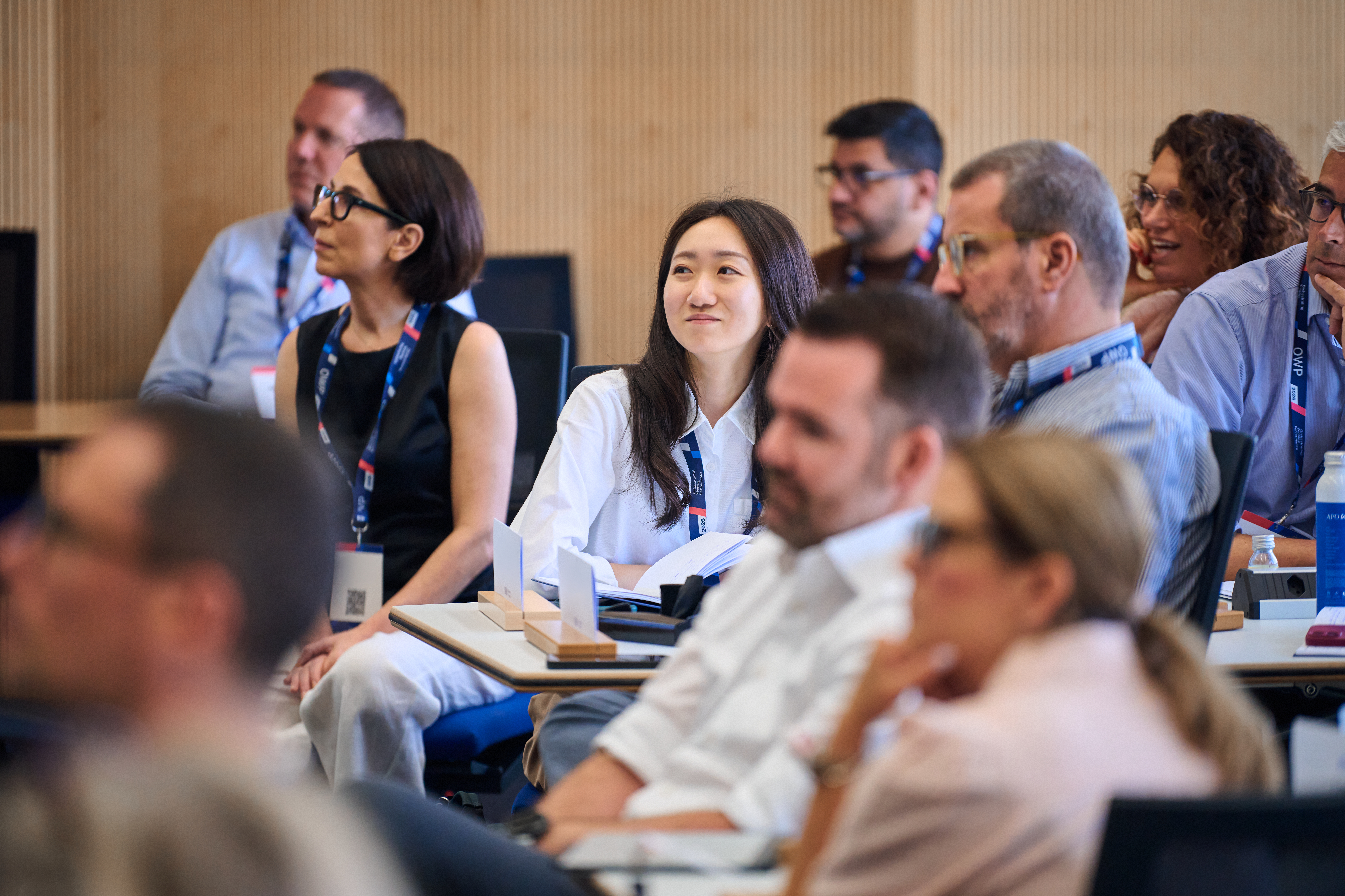 Participant attending a session at IMD's Orchestrating Winning Performance (OWP) program. - IMD Business School