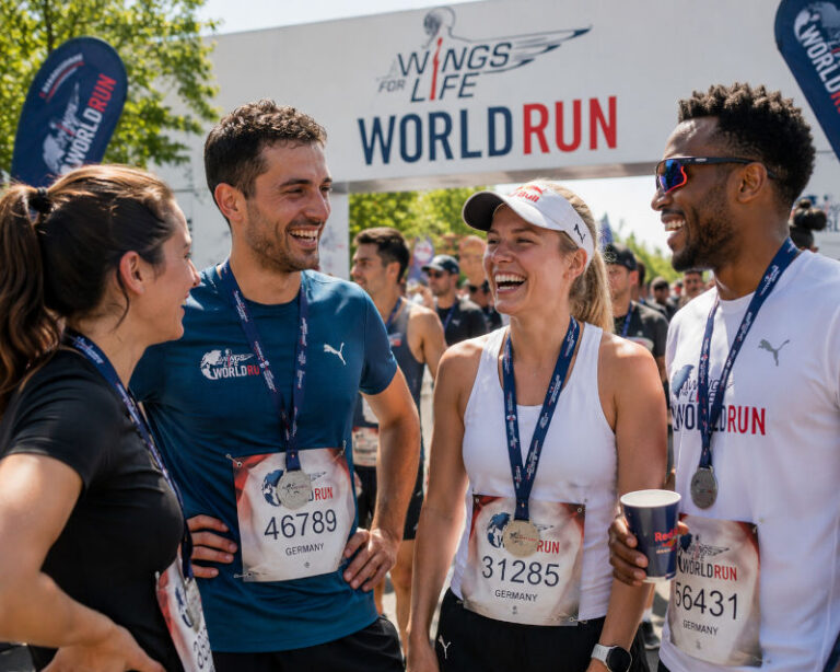Happy after runner