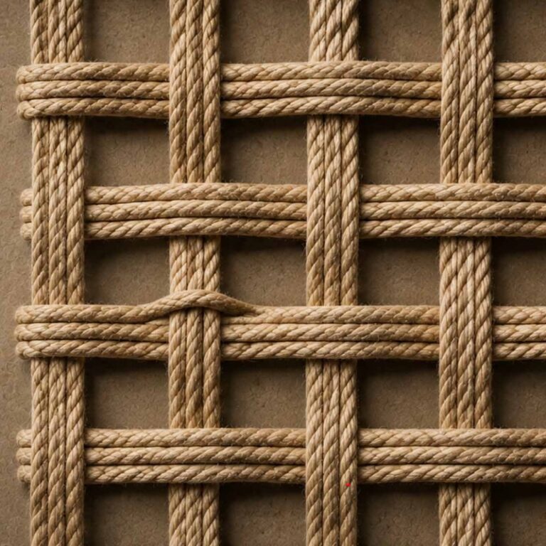 woven rope lattice with one subtle raised crossing that no longer interlocks, illustrating how a team can appear connected and healthy while an important relationship or collaboration quietly stops functioning