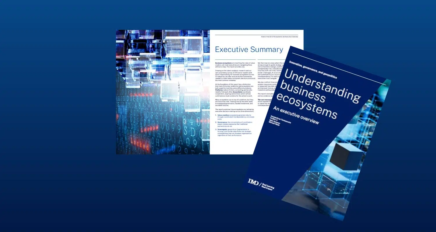 Understanding business ecosystems - IMD Business School