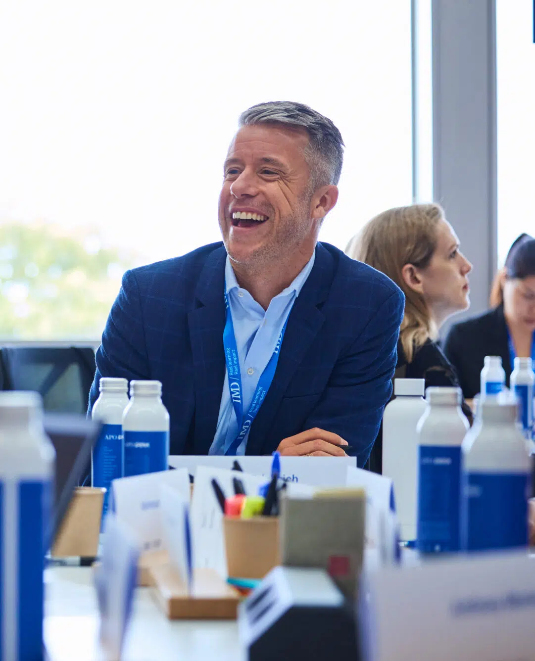 IMD EMBA student in the Career Development Workshop - IMD Business School