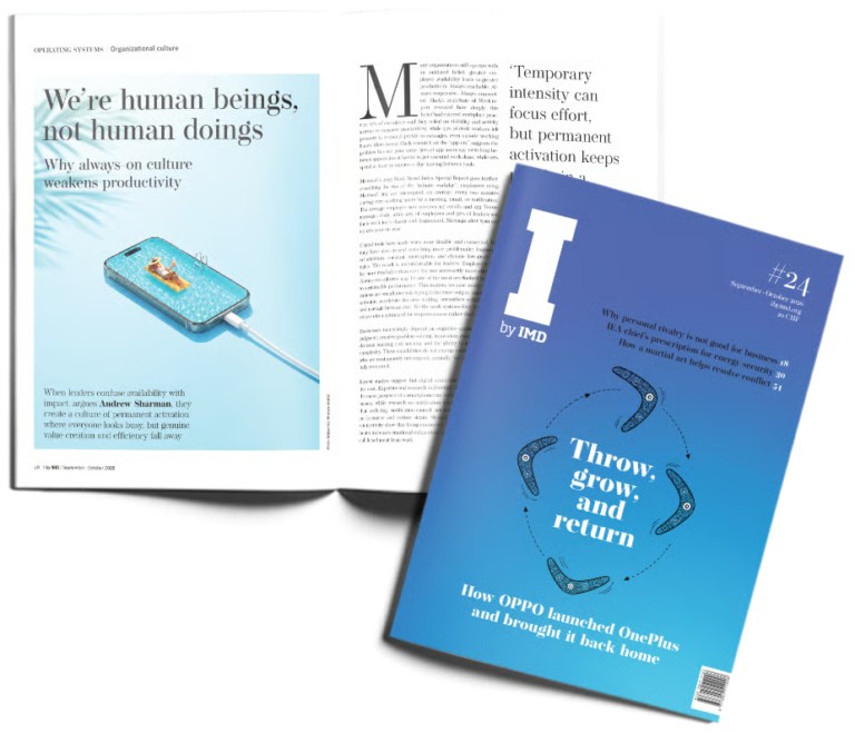 I by IMD Issue 24 How to survive disruption
