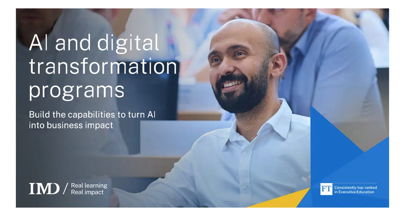 IMD's AI and digital program cover brochure - IMD Business School