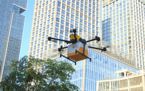 Drone food delivery China