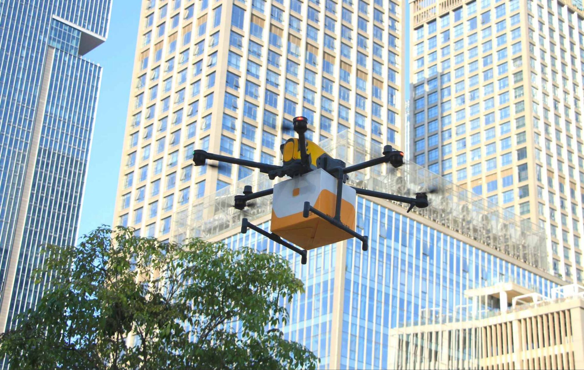 Drone food delivery China