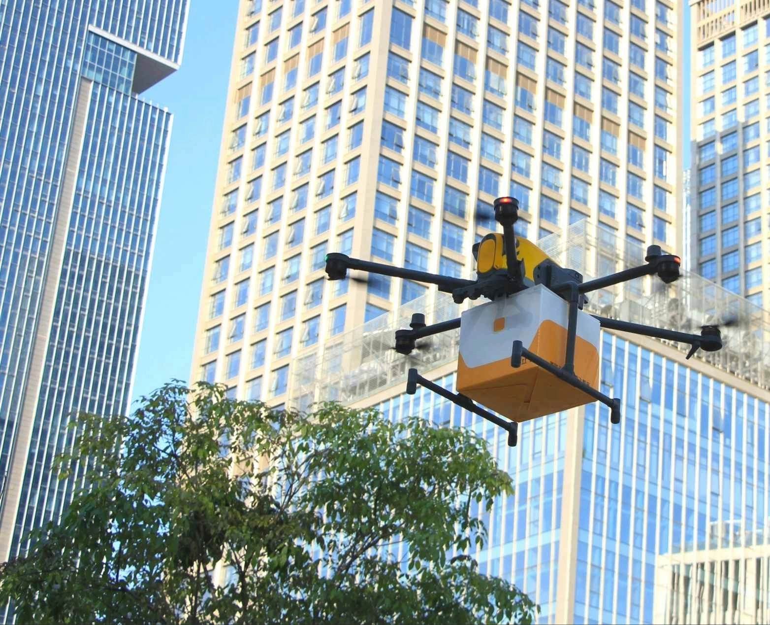 Drone food delivery China