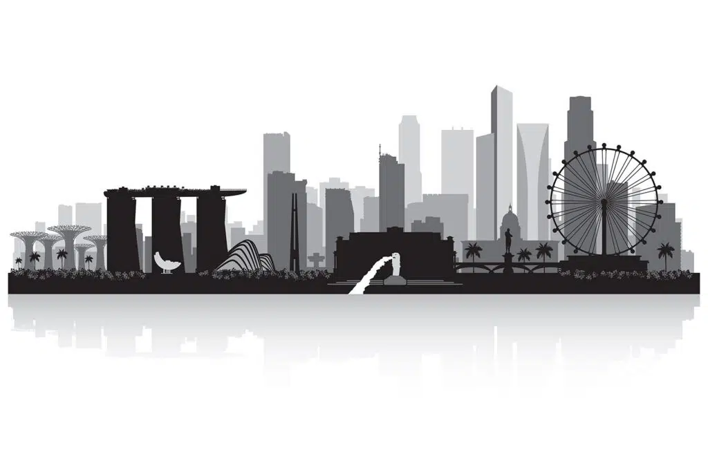 Singapore city skyline silhouette - IMD Business School