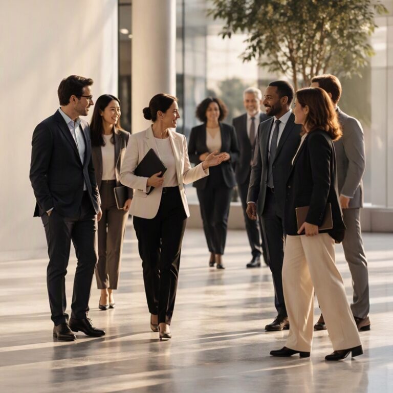 Business leaders from two groups come together, reflecting the role of HR in aligning people, culture and talent during M&A integration